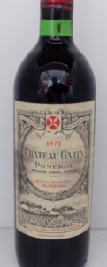 Bouteille Gazin 1975