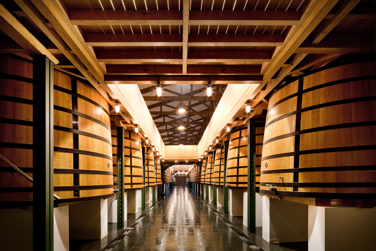 The new vat room at Mouton Rothschild